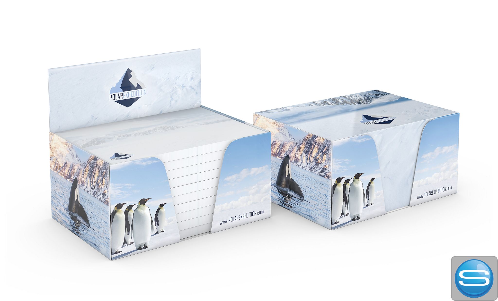 Haftnotiz-Box Pop-Up-Box als Werbeartikel