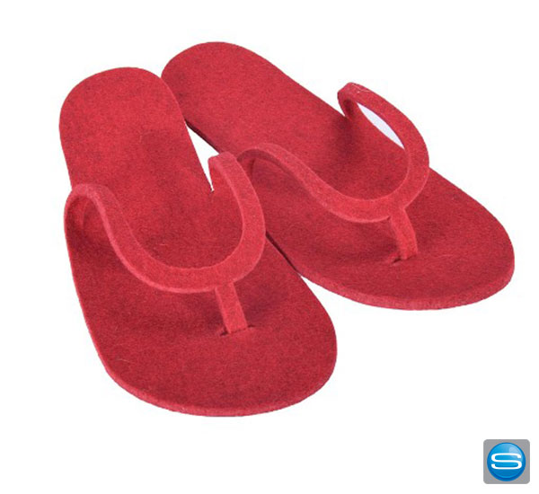 filz-hausschuhe-bedrucken Zehen-Sandalen aus Filz individualisieren