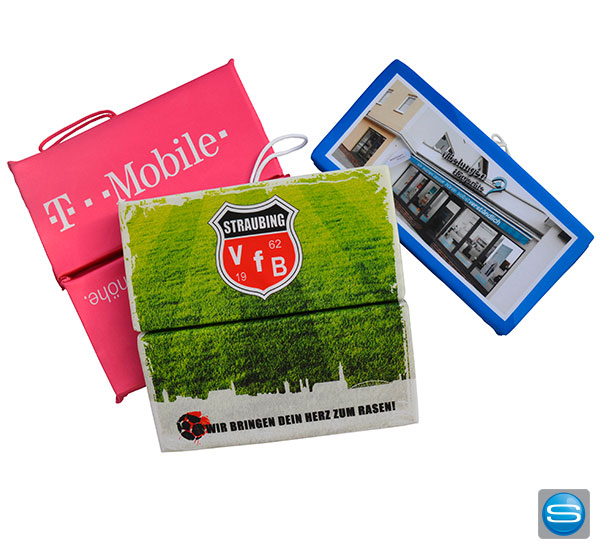 sitzkissen-mit-fotodruck Faltbare Stadion Sitzkissen mit Aufdruck