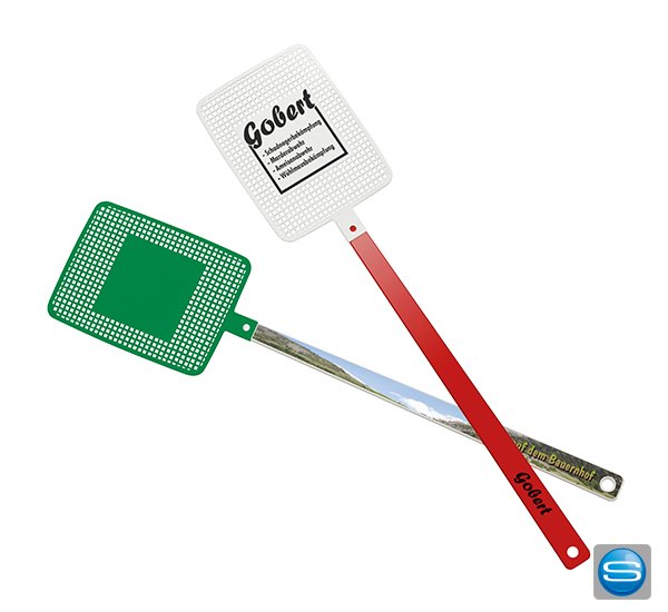 7806_Fliegenklatsche_Klassisch_Werbemittel_bedrucken Fliegenklatsche mit Firmenlogo bedrucken
