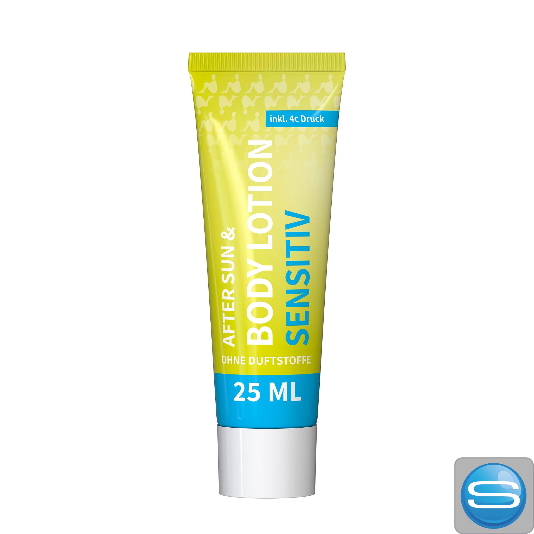 Body & After Sun Lotion Sensitiv 100 ml Tube mit Logodruck