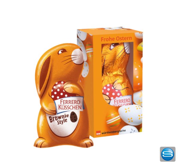 Ferrero Küsschen Osterhase mit individualisierbarer Verpackung 