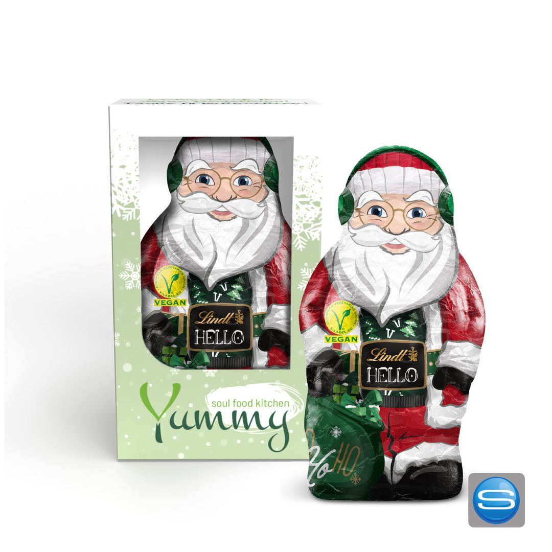 Lindt HELLO Nikolaus Vegan mit Werbekartonage