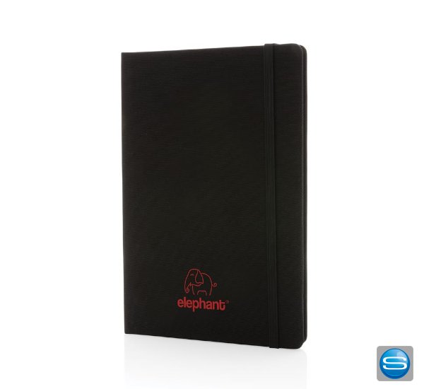 rPET A5 Notizbuch mit Logodruck als Werbegeschenk