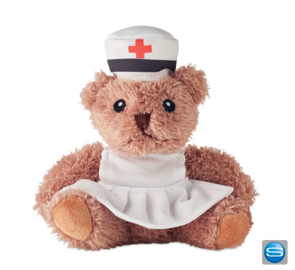 Teddybär Krankenschwester mit Ihrem Logo