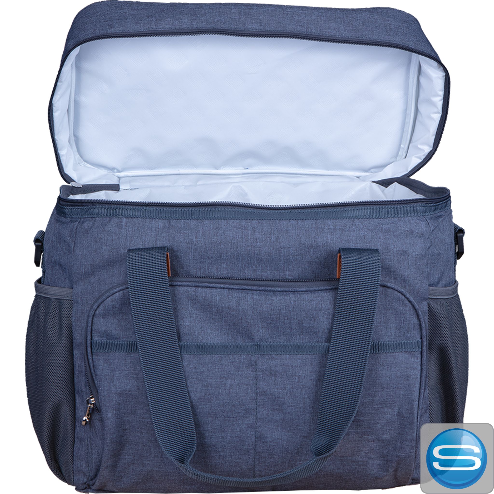 Kühltasche mit großzügigem Werbedruck