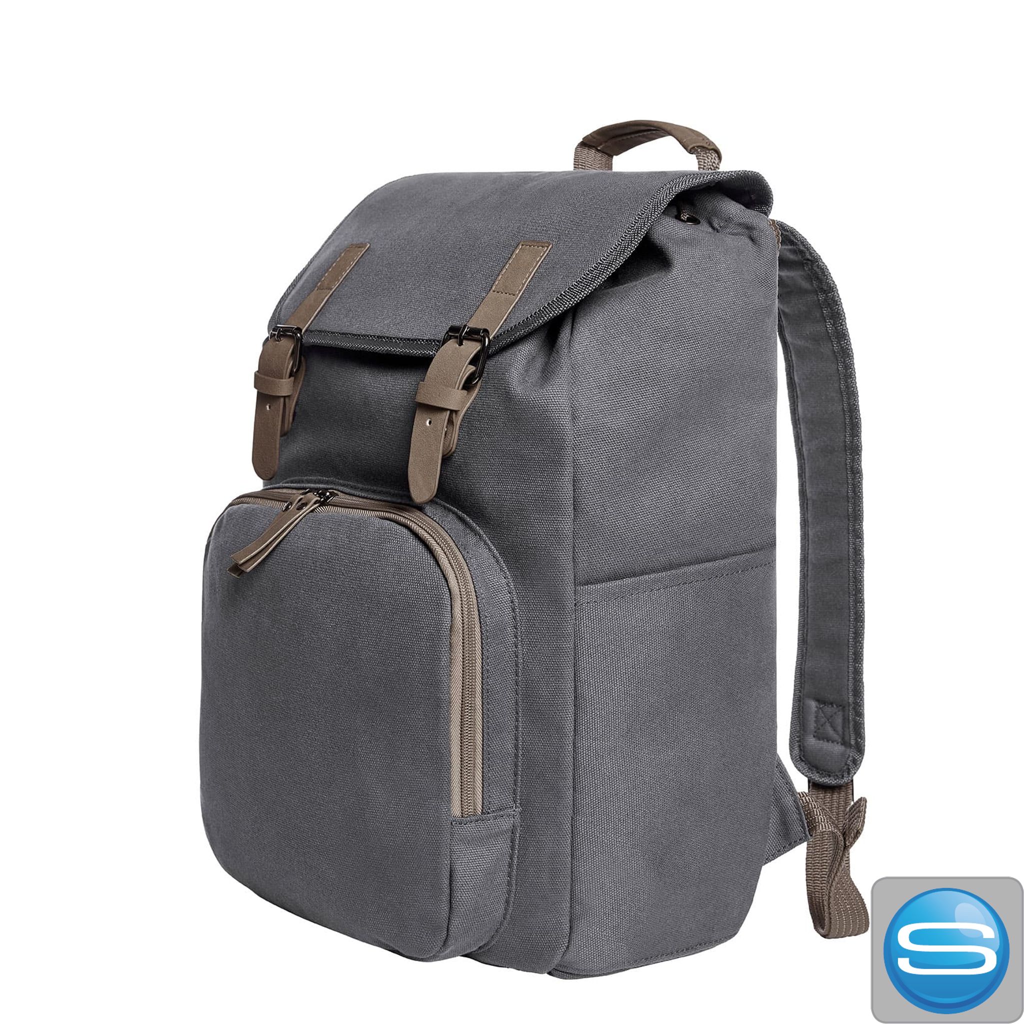 Notebook-Rucksack Halfar COUNTRY aus Baumwolle mit individueller Werbung