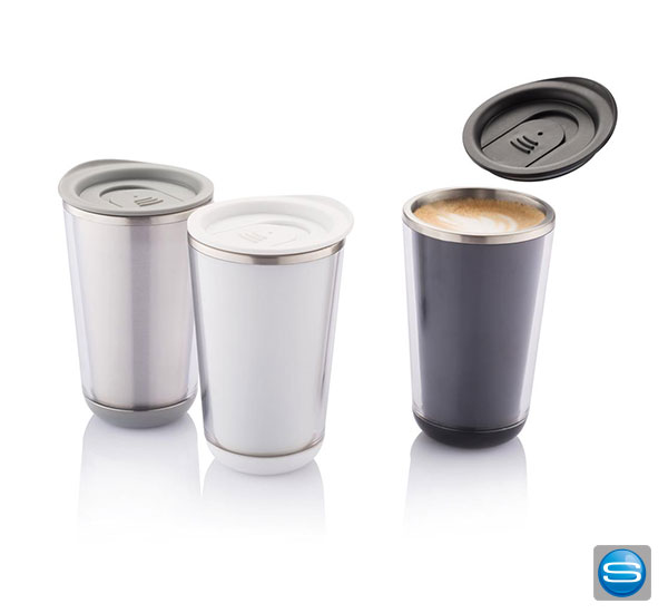 reisebecher-als-werbegeschenk-mit-logo-bedruckt Doppelwandiger 350 ml Becher als Werbegeschenk mit Logo bedrucken
