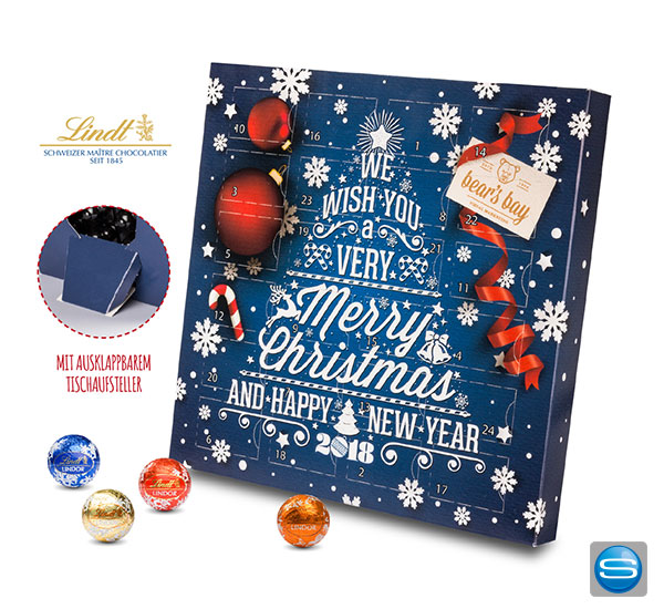 lindor-adventskalender-mit-druck Adventskalender von Lindt mit Lindor Kugeln in Ihrem eigenen Design