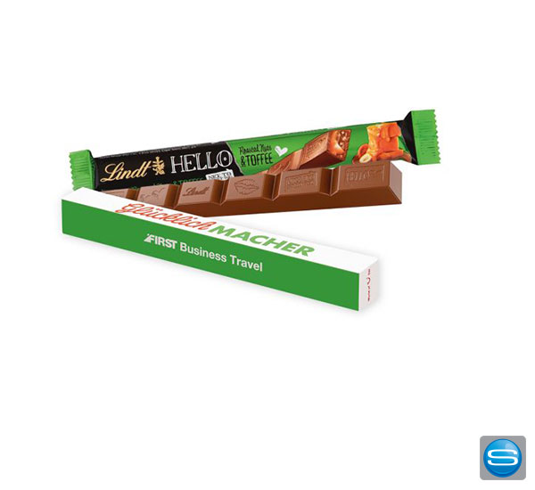 Schokoladenstick HELLO von Lindt mit Ihrer Werbung