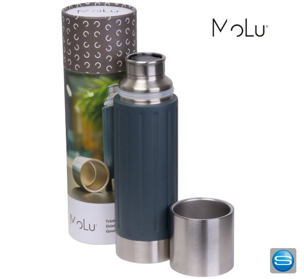 Edelstahlflasche 730 ml von MoLu als hochwertiges Werbemittel