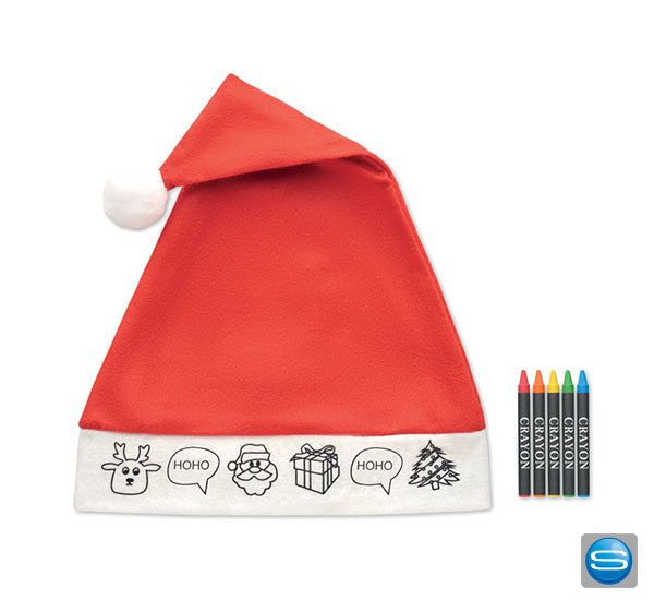 nikolaus-muetze-weihnachten Weihnachtsmütze für Kinder mit Ihrem Firmenlogo