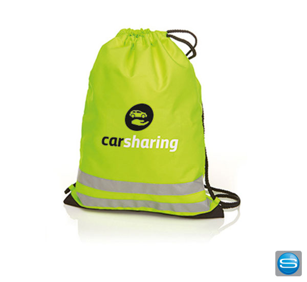 reflektierender-zugbeutel-mit-logo Reflektierender Zugbeutel mit Bedruckung