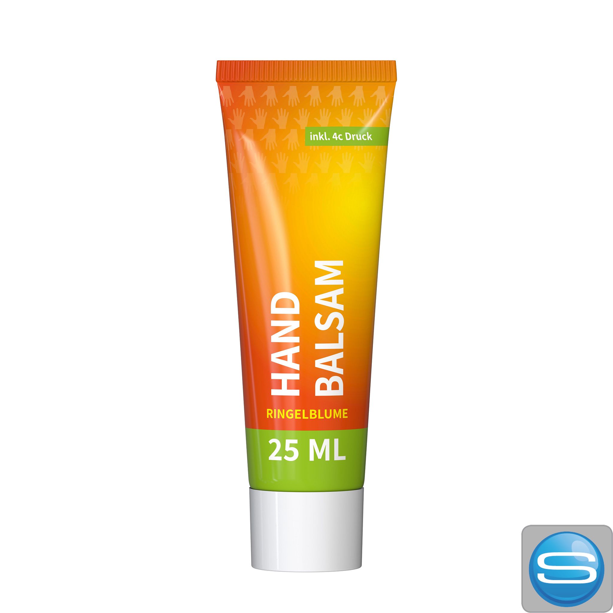 Handbalsam Ringelblume Tube mit eigenem Logo bedruckt