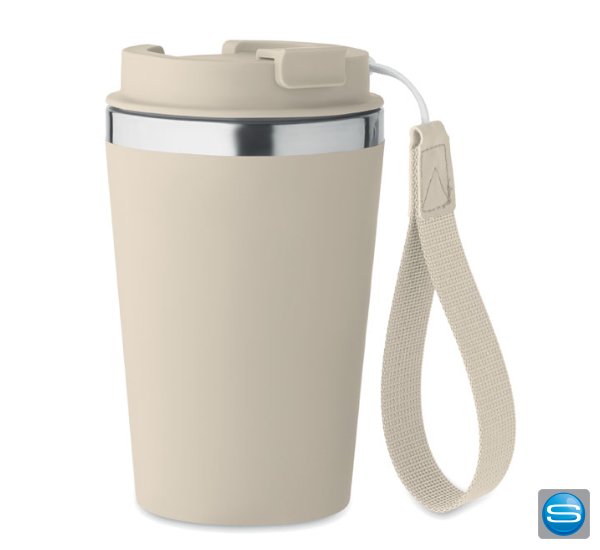 Doppelwandiger Becher als Werbegeschenk mit Logo Doppelwandiger Becher als Werbegeschenk mit Logo