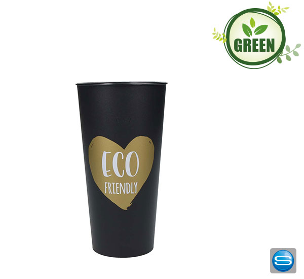 becher-mit-logo 0,5 Liter Bio Trinkbecher zum bedrucken
