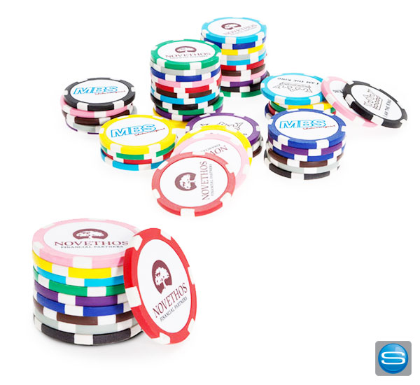 Poker Chip Ballmarker als Giveaway bedrucken