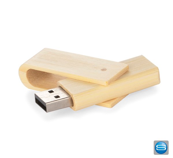 USB-Stick 16 GB aus Bambus mit Ihrem Logo bedrucken