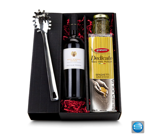 Spaghetti-Set mit Werbeanbringung 