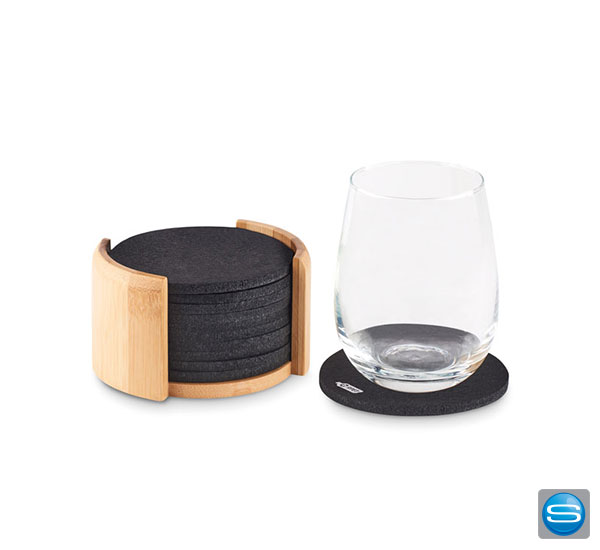 filzuntersetzer-bedruckenHwQrmCvQZtAM1 Filzuntersetzer Set aus RPET Filz mit Ihrem Logo