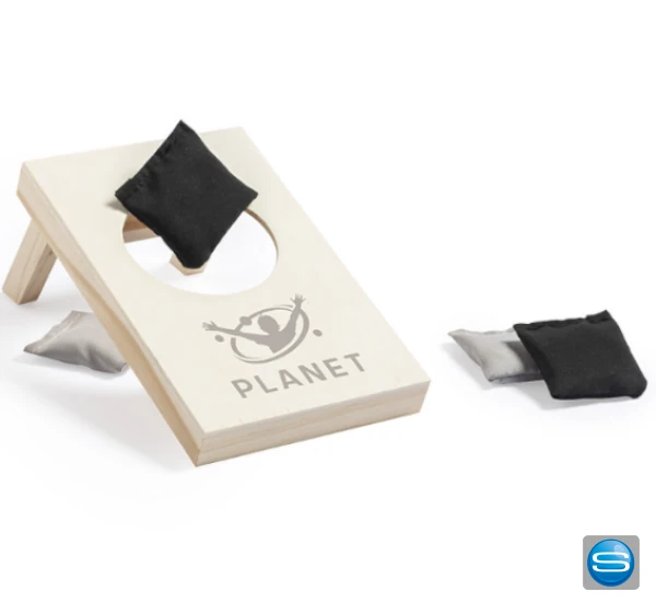 Individuelles Holz Wurfspiel als Werbegeschenk