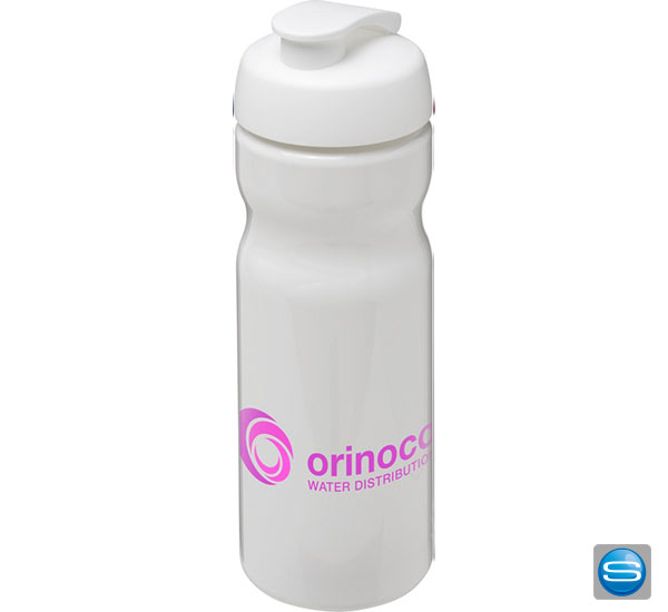 Trinkflasche aus recyceltem PET als nachhaltigen Werbeträger mit eigenem Logo bedrucken