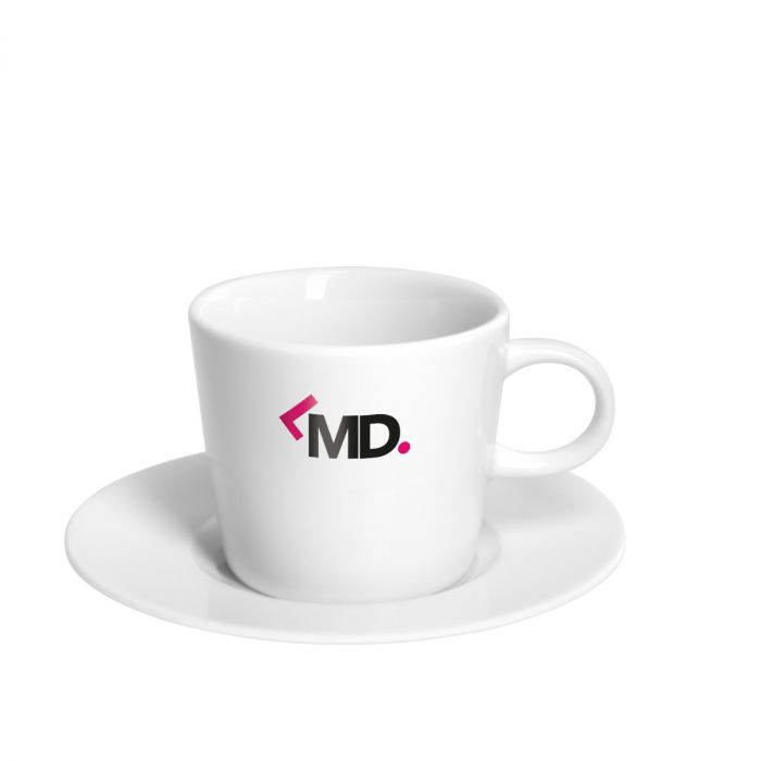 fancy-espresso-weiss-0964-white Espressotasse mit passendem Untersetzter als Werbegeschenk