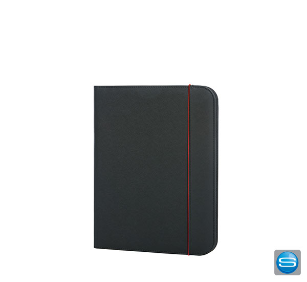 Schreibmappe-gummi-gruen-bedrucken Halfar Schreibmappe als Werbegeschenk bedrucken