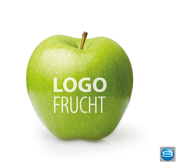 Grüne Äpfel bedruckt mit Ihrem Logo