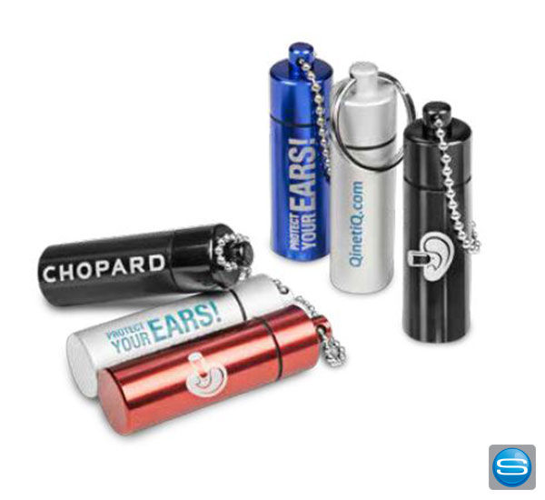 earplugs-mit-logo Ohrstöpsel in individuell bedruckter Aluminiumhülle