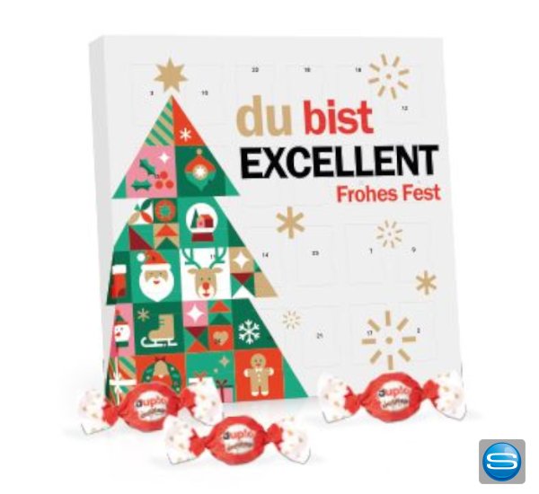 Adventskalender mit Duplo Kugeln gefüllt - ideal als Werbemittel Adventskalender mit Duplo Kugeln gefüllt - ideal als Werbemittel
