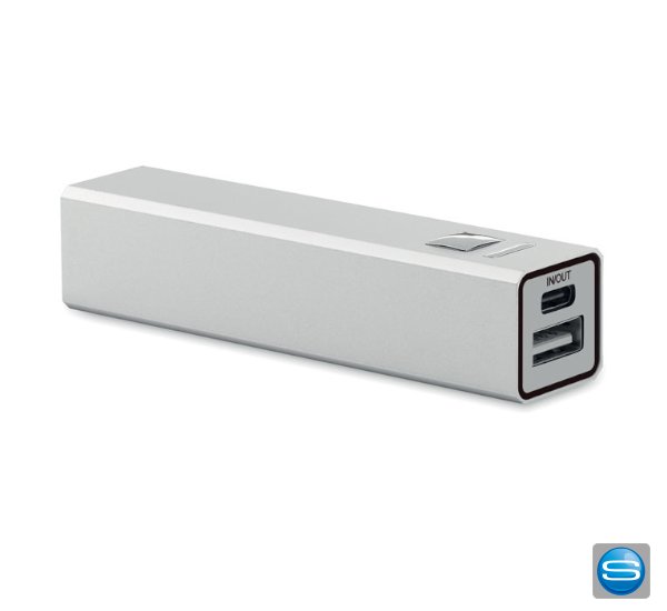 Powerbank 2600 mAh mit Ihrem Logo