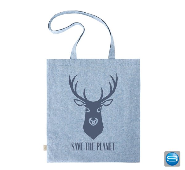Halfar Recycling Baumwolltasche PLANET als Werbegeschenk Halfar Recycling Baumwolltasche PLANET als Werbegeschenk