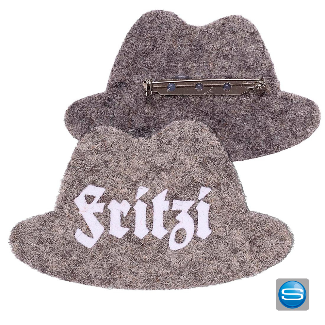 Anstecker in Hutform als Werbeartikel zum Oktoberfest  Anstecker in Hutform als Werbeartikel zum Oktoberfest