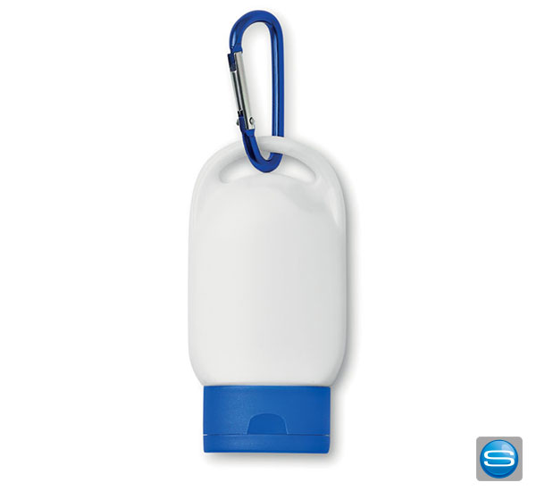 sonnencreme-logo-5 Sonnencreme mit Karabiner als Werbegeschenk