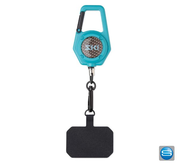 Handyhalter mit ausziehbarem Ausweishalter als praktisches Werbemittel