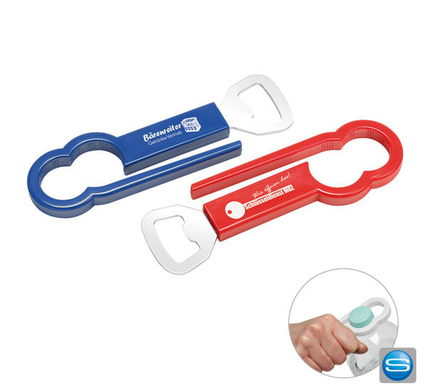 Universal Flaschenöffner mit Schraubverschluss-Öffner