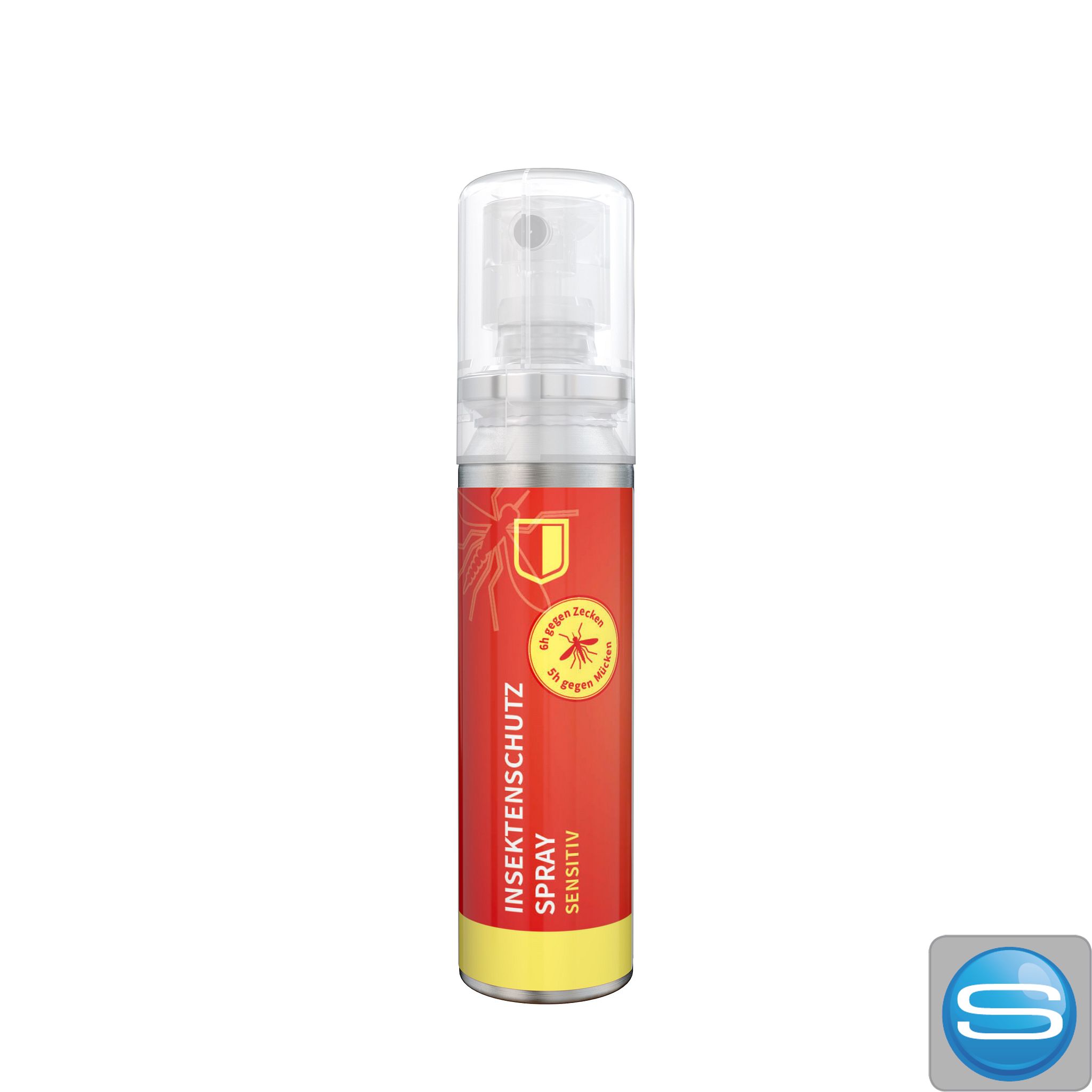 Insektenschutzspray sensitiv 20 ml bedruckt als nachhaltiges Werbegeschenk