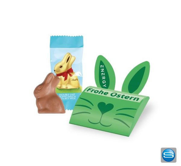 Lindt Goldhäschen im Werbebriefchen in Ihrem Design 