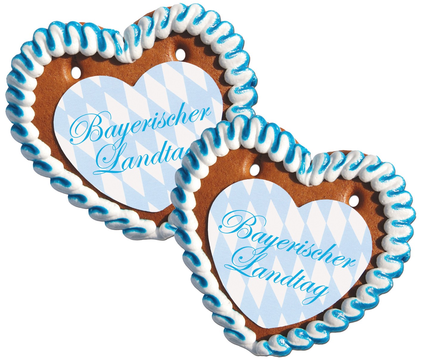Individuelles Lebkuchenherz mit Herzpapieraufleger