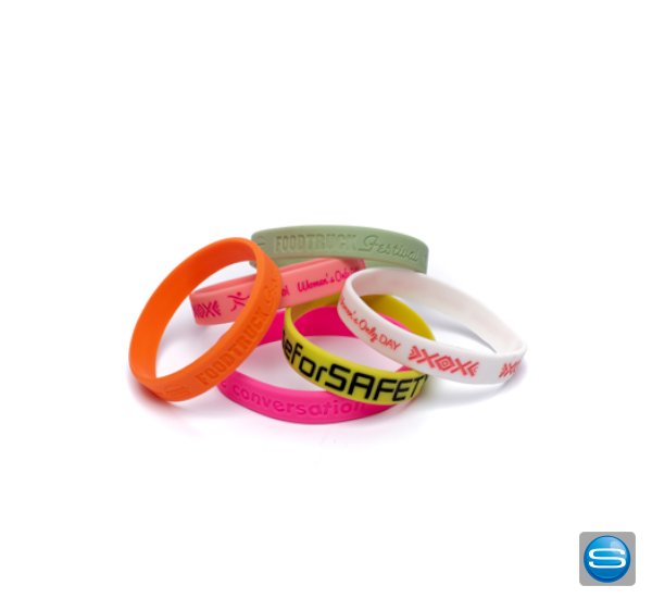 Silikonarmband mit Ihrer Werbung als Werbegeschenk Silikonarmband mit Ihrer Werbung als Werbegeschenk
