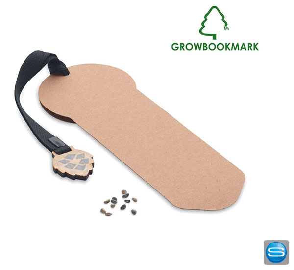 GROWBOOKMARK™ - nachhaltiges Lesezeichen mit Ihrem Logo