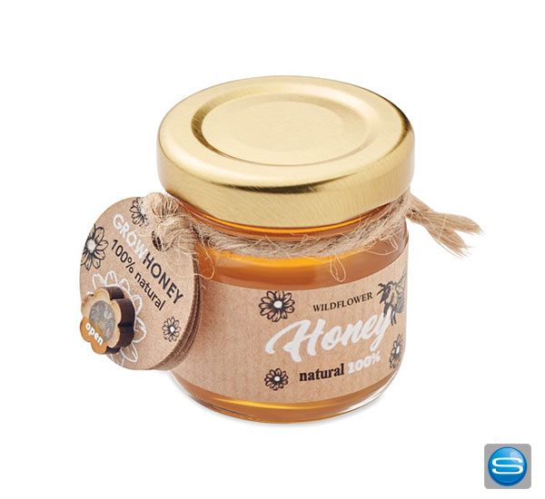 honigglas-mit-logoJ7pud6Ub2VZ9d Wildblumenhonig im Glas als Werbegeschenk