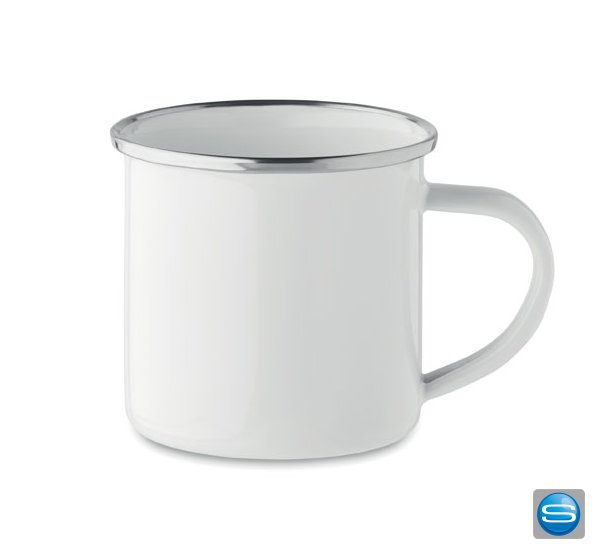 200 ml emaillierter Becher mit Ihrem Logo als Werbeartikel