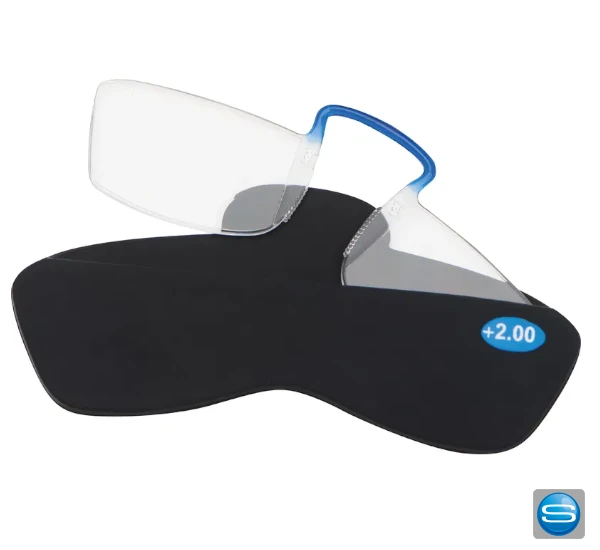 Sehhilfe +2.00 in einer Silikontasche fürs Handy für Ihre sichtbare Werbung