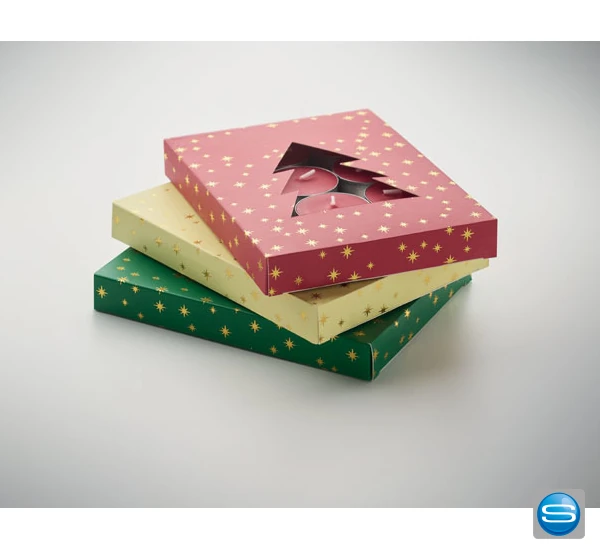 12 Zimt-Teelichter in Geschenkbox – Weihnachtliches Duftgeschenk