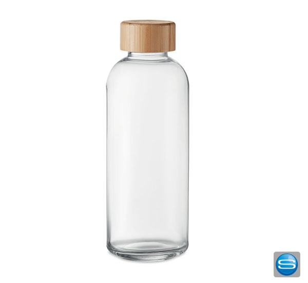 trinkflasche-gravuert Bedruckbare Trinkflasche aus Glas mit Ihrem Logo