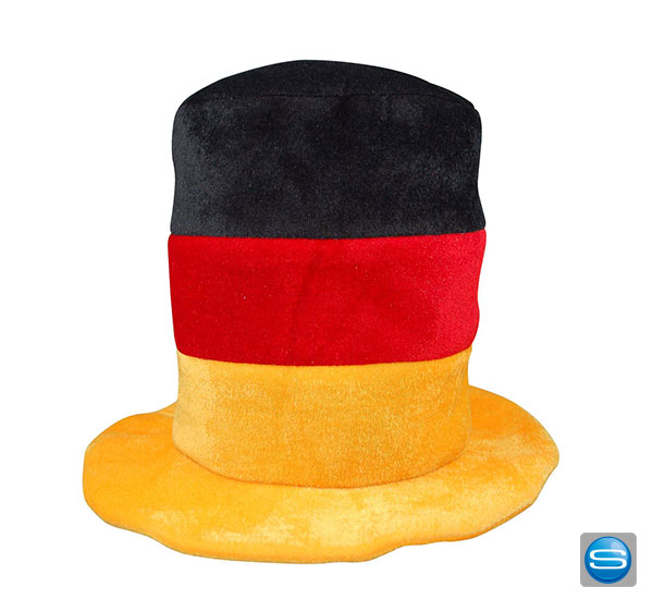 Großer Deutschland Hut als Werbeträger