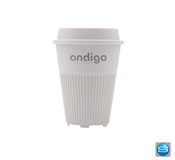 Gravierbarer Kaffeebecher von Circular&Co aus 100% recyceltem PP, als nachhaltiger Werbeartikel