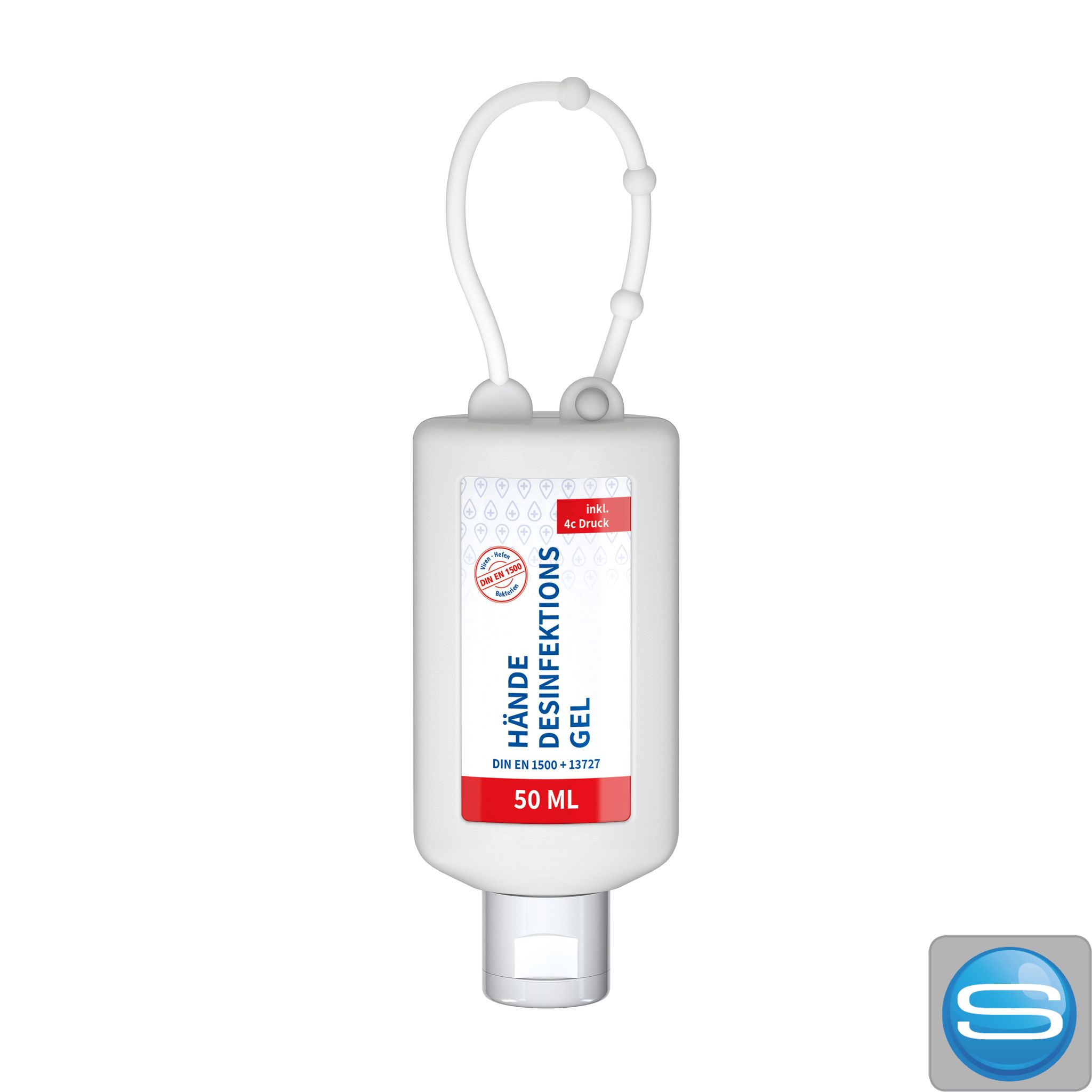 Hände-Desinfektionsgel Bumper 50 ml – Werbeartikel mit Body Label